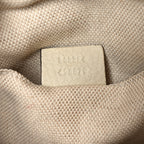 Pebbled Calfskin Small Soho Disco Bag Off White