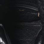 Shiny Calfskin Quilted Small Chanel 22 Black