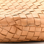 Nappa Intrecciato Teen Jodie Hobo Caramel