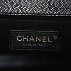 Caviar Quilted Medium Boy Flap Black