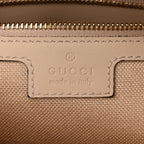 Summer Denim Calfskin GG Monogram Small Ophidia Top Handle Bag Souffle Rose
