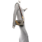 GG Supreme Monogram Web Neo Vintage Shoulder Bag Beige New Acero Crop