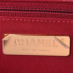 Lambskin Quilted Large Chanel 19 Flap Red