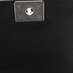 Lambskin Quilted Medium Boy Flap Black