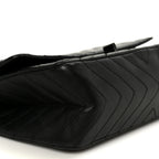 Sheepskin Chevron Quilted 2.55 Reissue 225 Double Flap So Black