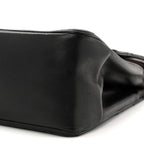 Lambskin Quilted Medium Double Flap Bijoux Chain Black