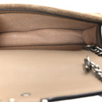 GG Supreme Monogram Super Mini Dionysus Shoulder Bag Taupe