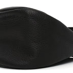 Grained Calfskin Small Slouchy Banana Bag Dark Brown