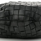 Nappa Intrecciato Teen Jodie Hobo Black