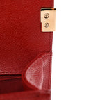 Caviar Quilted Small Boy Flap Red
