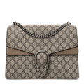 GG Supreme Monogram Medium Dionysus Shoulder Bag Taupe