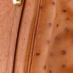 Ostrich Birkin 30 Cognac