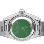 Stainless Steel 26mm Oyster Perpetual Date Watch Blue Roman 69160