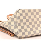 Damier Azur Neo Neverfull MM Rose Ballerine