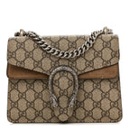 GG Supreme Monogram Mini Dionysus Shoulder Bag Taupe