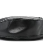 Calfskin Web Stripe Medium Dionysus Hobo Black