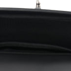Calfskin Quilted Small Boy Flap Black