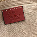 Soft Microguccissima Small Crossbody Bag Rosso