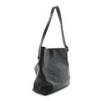 Mellow Nappa Draped Tote Black