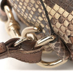 Snakeskin Large New Jackie Shoulder Bag Multicolor
