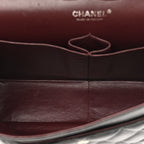 Lambskin Quilted Jumbo Double Flap Black