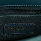 Lambskin Quilted Mini Rectangular Flap Dark Blue
