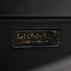 Caviar Quilted Medium Boy Flap Black