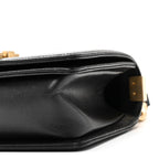 Caviar Quilted Small Boy Flap Black