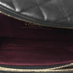 Caviar Quilted Business Affinity Waist Belt Bag Black