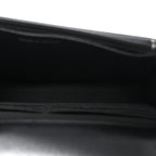 Lambskin Quilted Trendy CC Wallet On Chain WOC So Black