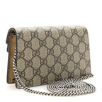 GG Supreme Monogram Super Mini Dionysus Shoulder Bag Taupe