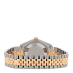 Stainless Steel 18K Yellow Gold Diamond 31mm Oyster Perpetual Datejust Watch Dark Grey 278273