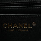 Lambskin Quilted Mini Rectangular Flap Black