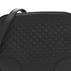 Microguccissima Mini Bree Messenger Bag Black