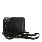 Pebbled Calfskin Small Soho Disco Bag Black