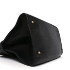 Polished Saddle Calfskin Soft Margaux Belt 15 Black