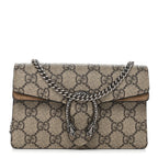 GG Supreme Monogram Super Mini Dionysus Shoulder Bag Taupe