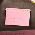 Snakeskin GG Ophidia Round Crossbody Bag