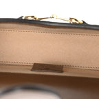 GG Supreme Monogram Mini Horsebit 1955 Shoulder Bag Beige Brown Sugar