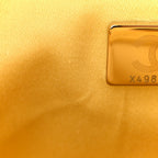 Suede Quilted Mini Chanel 25 Handbag Yellow
