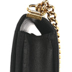 Caviar Quilted New Medium Boy Flap Black