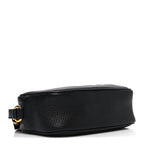 Pebbled Calfskin Mini Soho Disco Bag Black
