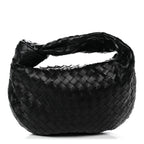 Nappa Intrecciato Teen Jodie Hobo Black