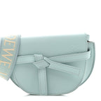 Calfskin Mini Gate Dual Bag Abyss Blue
