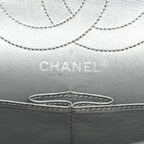Metallic Aged Calfskin Quilted 2.55 Reissue 226 Flap Silver