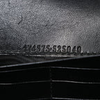 Calfskin Matelasse GG Marmont Chain Wallet Black