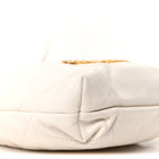 Shiny Calfskin Quilted Mini Chanel 22 White
