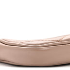 Calfskin Matelasse Mini GG Marmont Chain Crossbody Bag Porcelain Rose