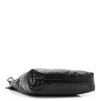 Shiny Calfskin Quilted Small Chanel 22 Black