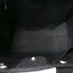Calfskin Sequin Medium Deauville Tote Black